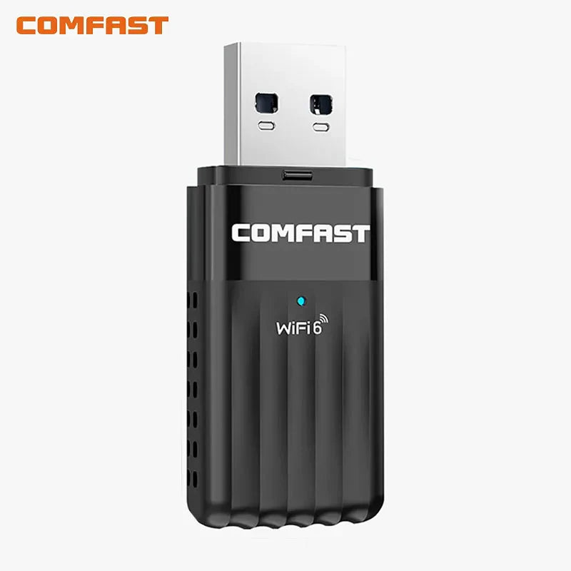 COMFAST AX900 USB WiFi 6 & Bluetooth 5.3 Adapter – Dual Band 2.4G/5GHz, 900Mbps Wireless Adapter for Windows 10/11, Plug & Play