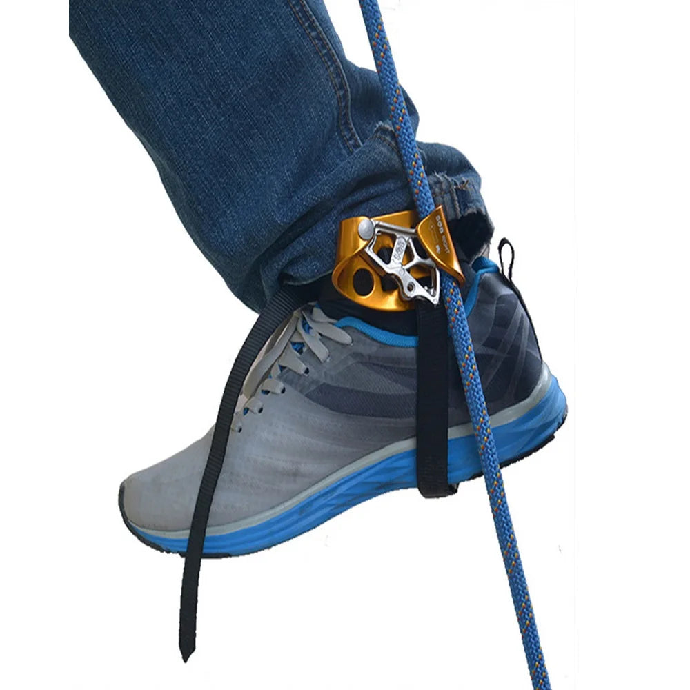 Rock Climbing Foot Ascender – Right & Left SRT Mountaineering Safety Equipment for Outdoor Climbing