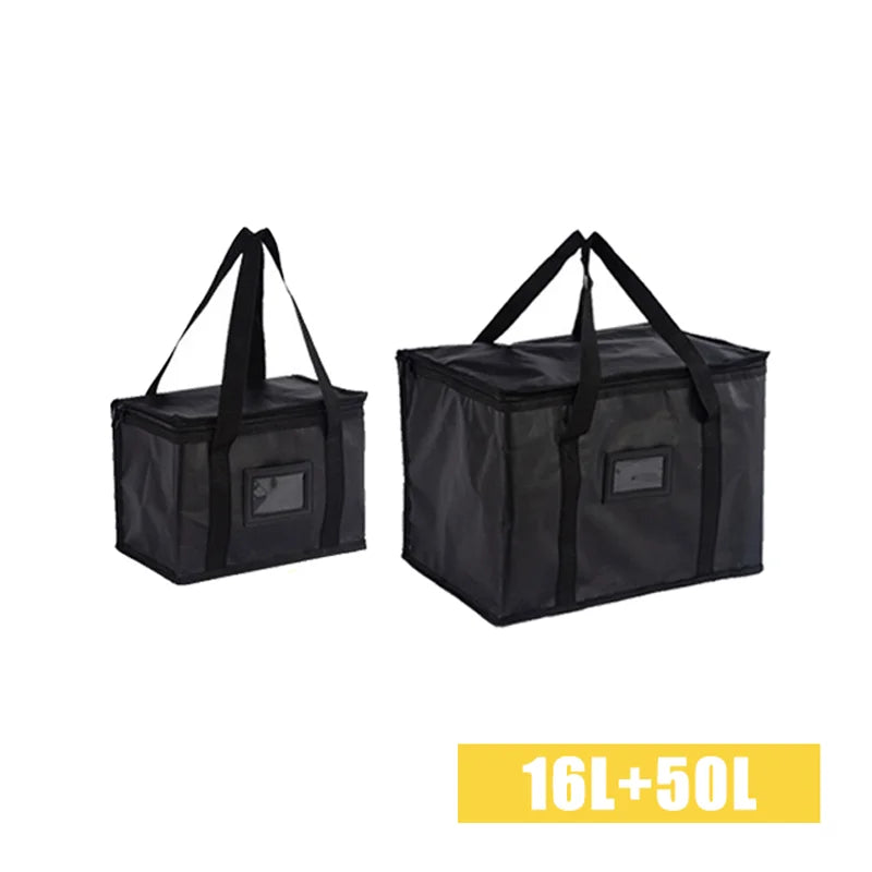 70L Large Insulated Thermal Cooler Bag – Portable Lunch Tote, Tin Foil Food Storage for Picnic, Camping, and Fresh Keeping