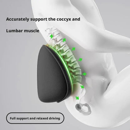 Breathable Car Seat Lumbar Support Pillow – Waist Protection Cushion for Office & Car Seat Comfort Accessories