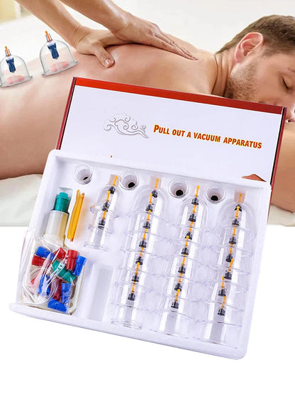 32-Can Thickened Household Vacuum Cupping Machine — Non-Glass Health Massage Tool