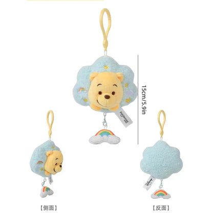Disney Winnie the Pooh Piglet Plush Keychain — Cute Cartoon Doll Backpack Pendant | Kids Birthday Gift