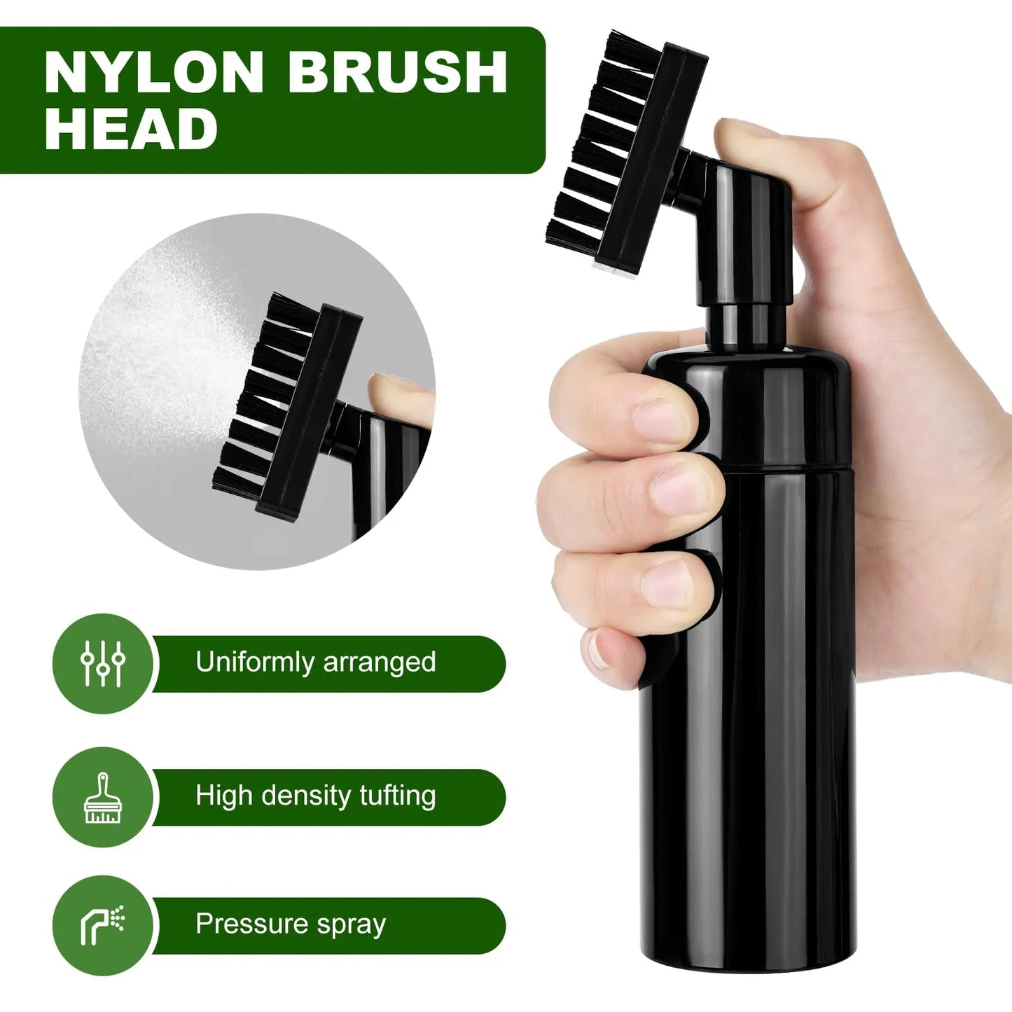 Golf Club Head Cleaning Brush – U/V-Shaped Groove Cleaner with Retractable Buckle