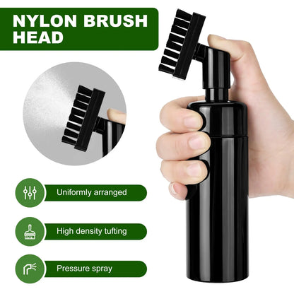Golf Club Head Cleaning Brush – U/V-Shaped Groove Cleaner with Retractable Buckle