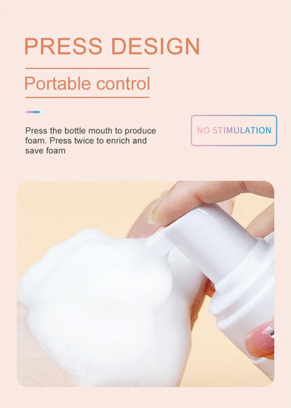 Lash Super Concentrate Mousse – Gentle Eyelash Shampoo Foam for Extensions & Makeup Tools