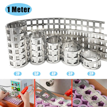1M Nickel Strip for 18650 Battery Packs – 0.15×27mm Spot Welding Belt for 2P-7P Lithium Cells