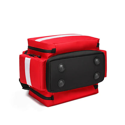 Outdoor Emergency First Aid Kit Bag - Waterproof Reflective Medical Rescue Backpack With Large Capacity Multi-Pocket Storage