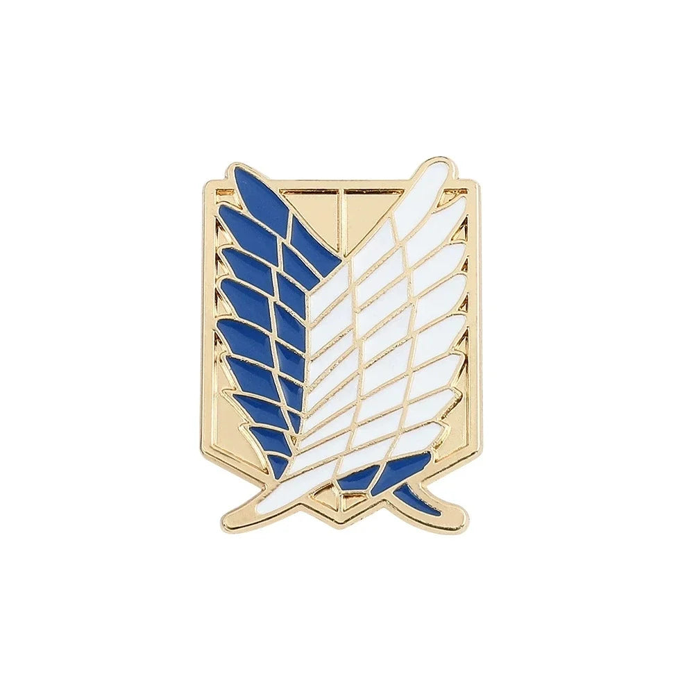 Attack on Titan Enamel Pin Badge - Anime Metal Lapel Pin for Bags, Backpacks & Fan Collectible Gift