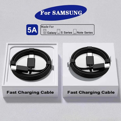 NNBILI 2-Pack 45W USB-C Fast Charging & Data Cable — Compatible with Samsung Galaxy S20/S22/S23 Ultra, Note 10+, A54 5G