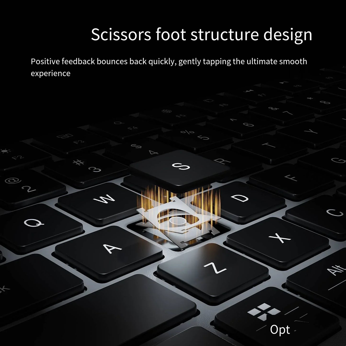 IFXLIFE Universal Wireless Bluetooth Keyboard – Rechargeable Slim Metal Frame Full-Size with Numeric Keys for Windows & macOS