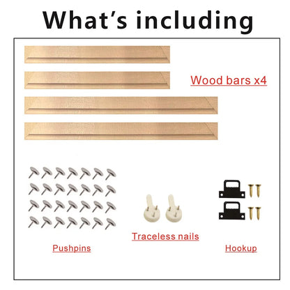 Wooden Canvas Frames – 30x40, 40x50, 50x70, 60x90cm for Photos, Oil Paintings & Diamond Painting Wall Art