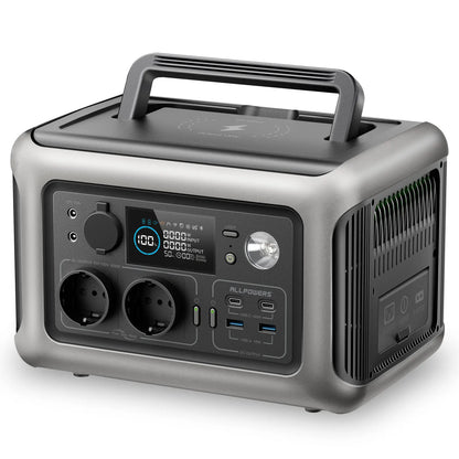 ALLPOWERS R600 Solar Generator - 600W, 299Wh LiFePO4 Portable Power Station with Optional Solar Panel and Solar Charger for Camping