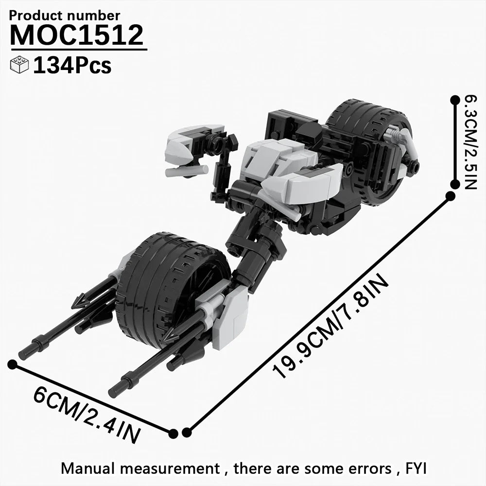MOOXI Movie Series MOC BrickHeadz Building Blocks Set – DIY Educational Toy for Kids