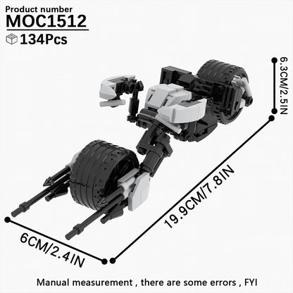 MOOXI Movie Series MOC BrickHeadz Building Blocks Set – DIY Educational Toy for Kids