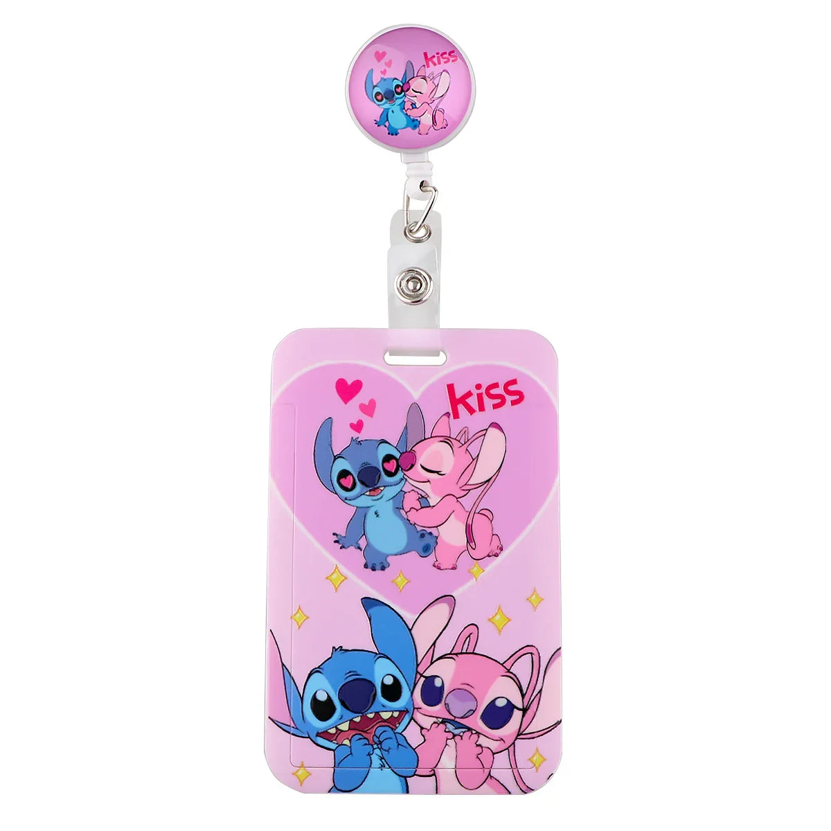 Cute Alien & Angel Cartoon Credential Holder Lanyard for Key, Card Badge & Gym Accessories