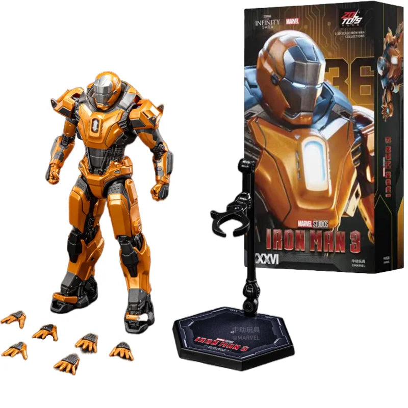 ZDTDS Iron Man & War Machine Legends Action Figures – MK37 Hammerhead, MK12, MK38 Igor, MK9 Iron Patriot Collectible Toy