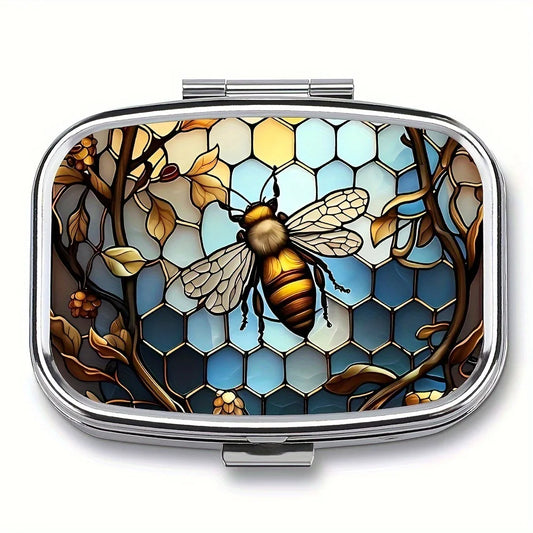 Travel Cases – Lovely Colored Metal Medicine & Jewelry Organizers, Small Iron Pill Container for Household Use