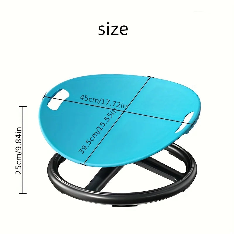 Ergonomic Swivel Sensory Chair – Eggshell Design with Anti-Slip Base, Durable Plastic, Manual Use, No Electricity Needed