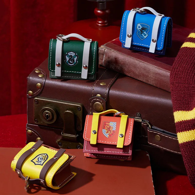 Harry Potter College Style Leather Bag – Portable Headset Protection & Storage Ba