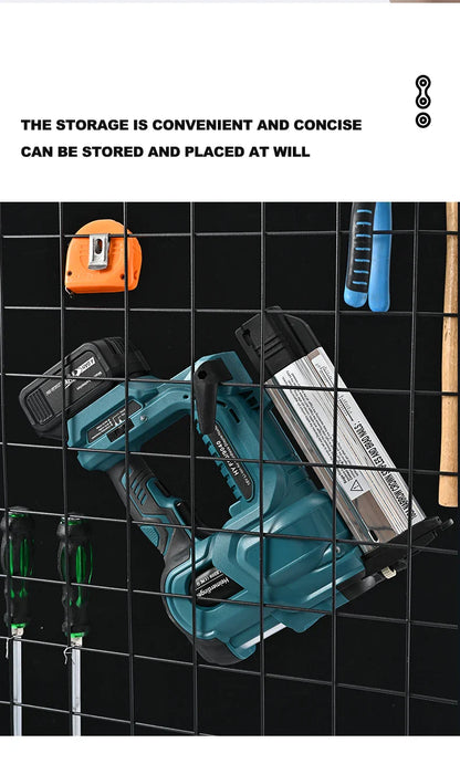 Cordless 18GA Nail & Staple Gun — 2-in-1 Nailer/Stapler, Makita Battery Compatible, 2 Modes, 500 Nails & Staples (Battery Not Included)