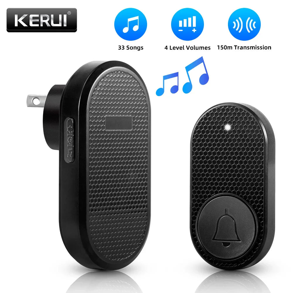 M558 Wireless Smart Doorbell — 32 Songs, 4-Level Volume, Easy Install Home Security Alarm