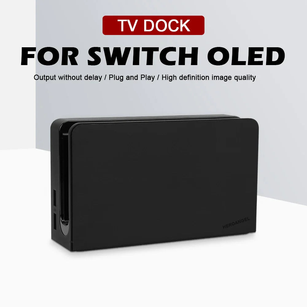 New Charging Dock Adapter for Nintendo Switch OLED – TV Dock Station Stand for Switch OLED Console