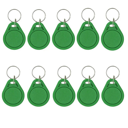 10PCS 125KHz T5577 Rewritable Keyfobs – Duplicate RFID 5200 Proximity Access Card ID Token Keychain Cloner Tags