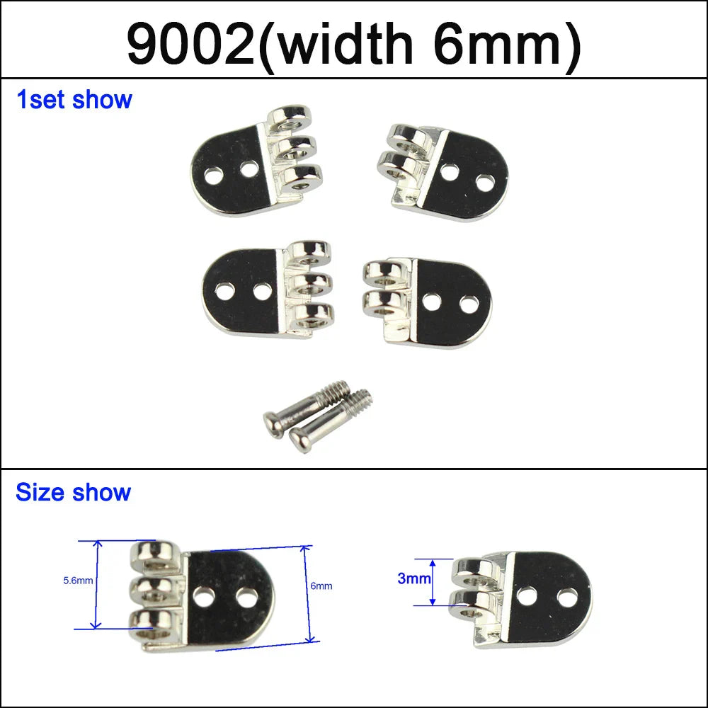 10 Sets Eyeglasses Hinge Replacement - Plastic Frames, Acetate Sunglasses, Wooden Glasses Repair Parts & Accessories
