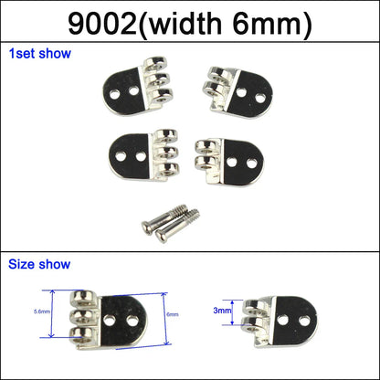 10 Sets Eyeglasses Hinge Replacement - Plastic Frames, Acetate Sunglasses, Wooden Glasses Repair Parts & Accessories