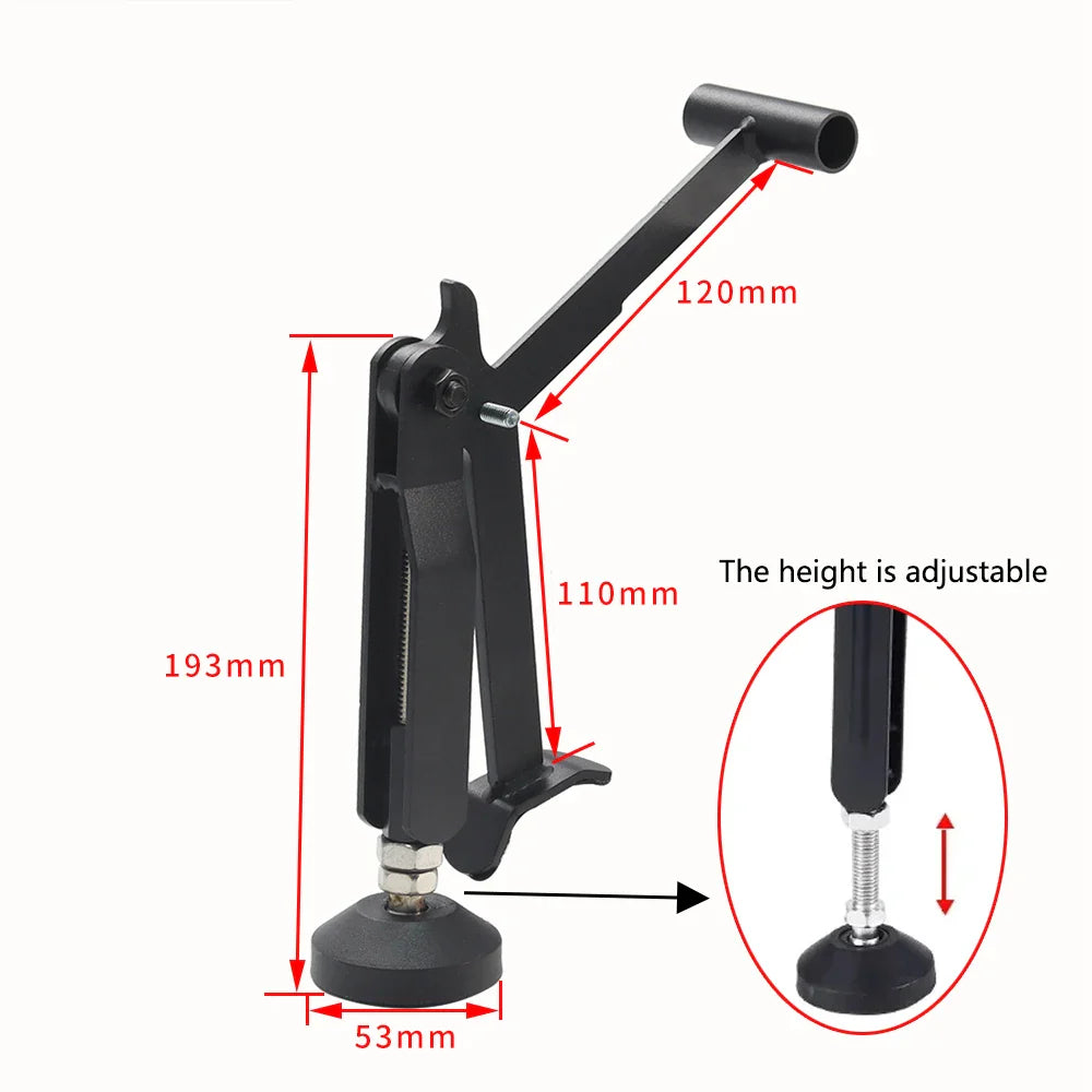 Energy-Saving Foldable Swingarm Lift – Portable Dirt Bike Wheel Support & Motorcycle Side Stand Paddock