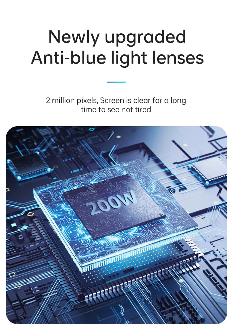 WiFi Digital Microscope Camera — 50X-1000X Zoom 2MP USB Magnifier for Skin Inspection, Repair, Android, iOS, PC