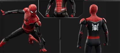 ZD Toys Spider-Man No Way Home 1/10 Action Figure – Peter Parker Gold Black Red Marvel Legends Collectible Toy