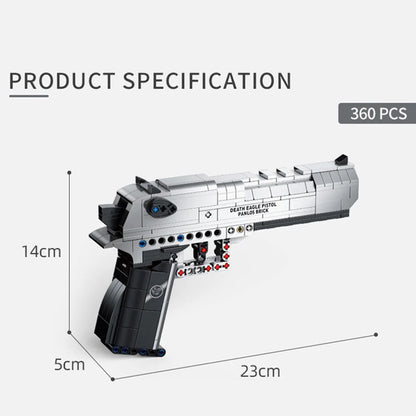 G18 Desert Eagle M1911 Pistol Gun Model – Military Series Building Blocks Toys for Kids and Boys