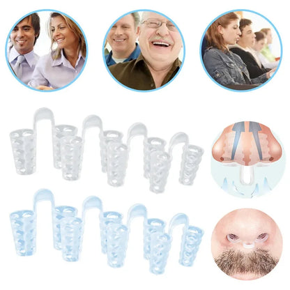 Anti-Snore Nose Clip – 1/2/4/8pcs Sleep Aid Apnea Breathe Device to Stop Snoring