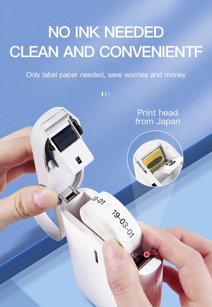 NIIMBOT D11 Portable Thermal Label Maker | Wireless No-Ink Printing Machine for Home & Office