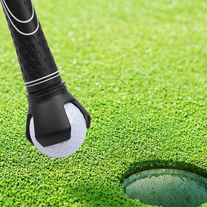 Golf Ball Picker Clamp – Rubber & Zinc Alloy Ball Pickup Tool, Convenient Golf Accessories & Training Aid