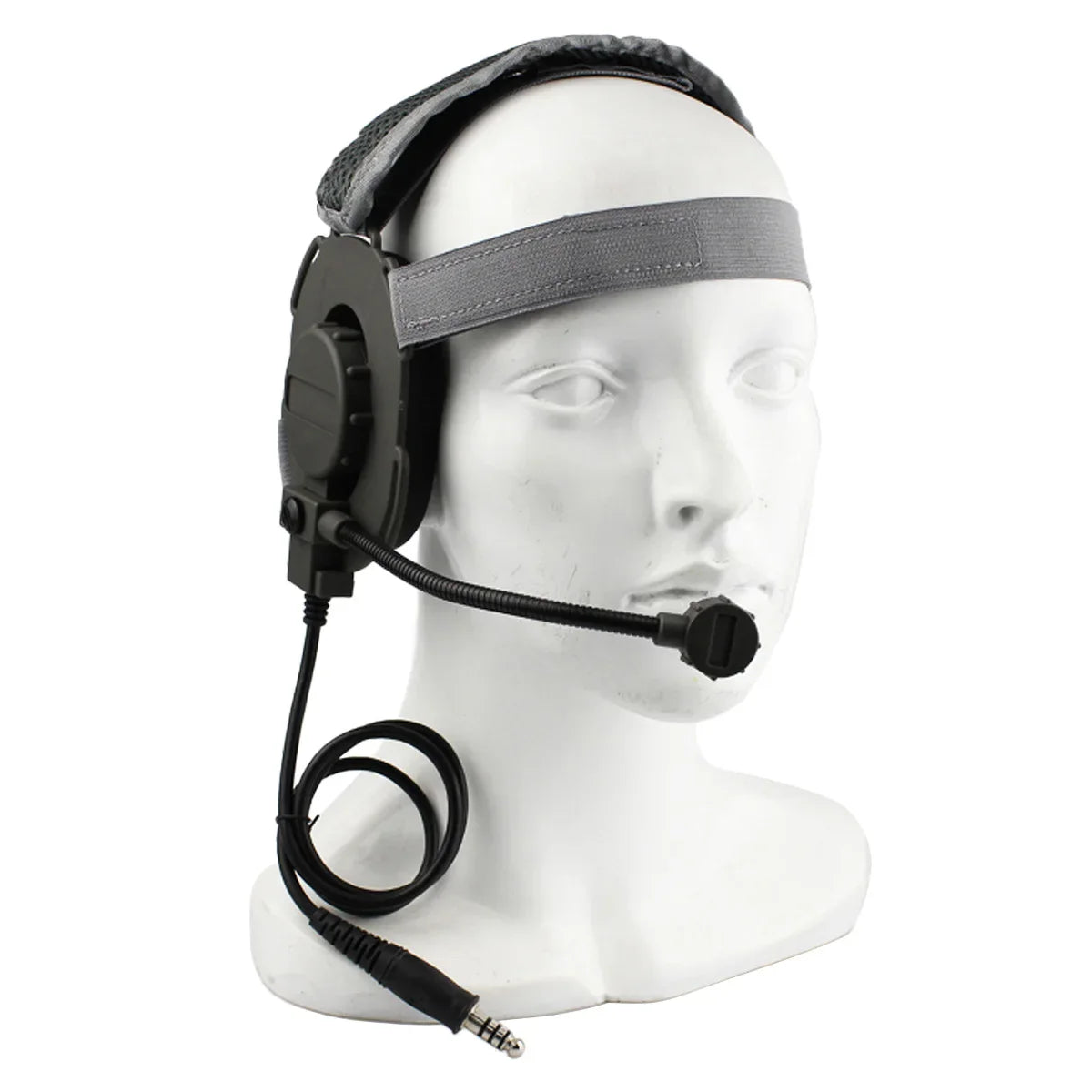 Tactical Bowman Elite II Headset – U94 PTT Communication Headphone for Kenwood & Baofeng UV-5R Radio Accessory