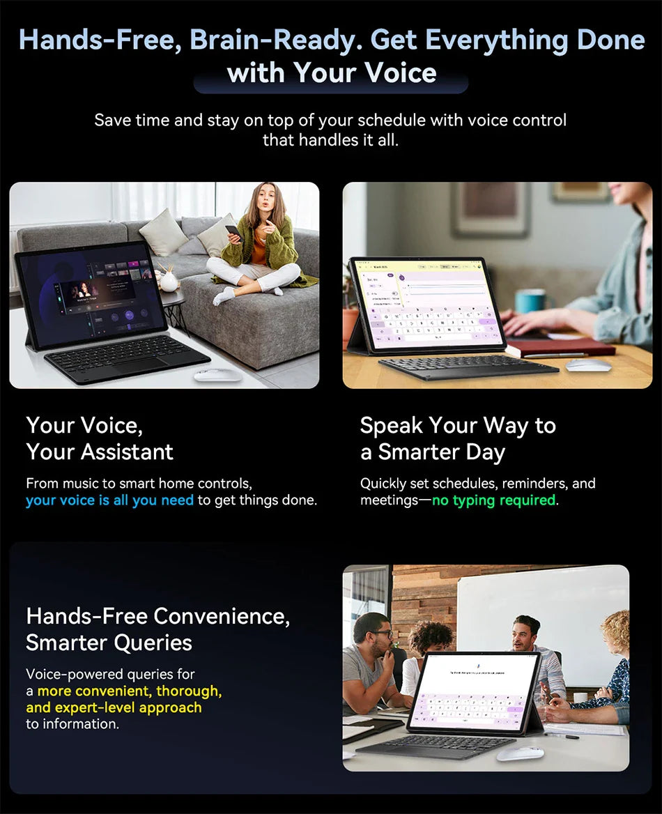 Blackview MEGA 8 Tablet – 13" FHD+ 90Hz Display, 11000mAh, Android 15, 50MP Camera, 4 Speakers, 4G Pad PC