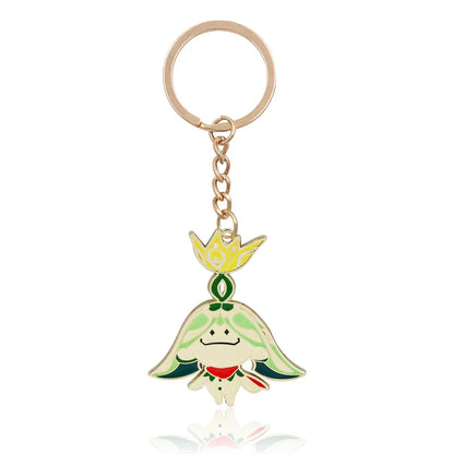 Genshin Impact Venti Eye Keychain 1:1 – Luminous Anime Cosplay Key Ring Backpack Pendant Gaming Accessories Gift