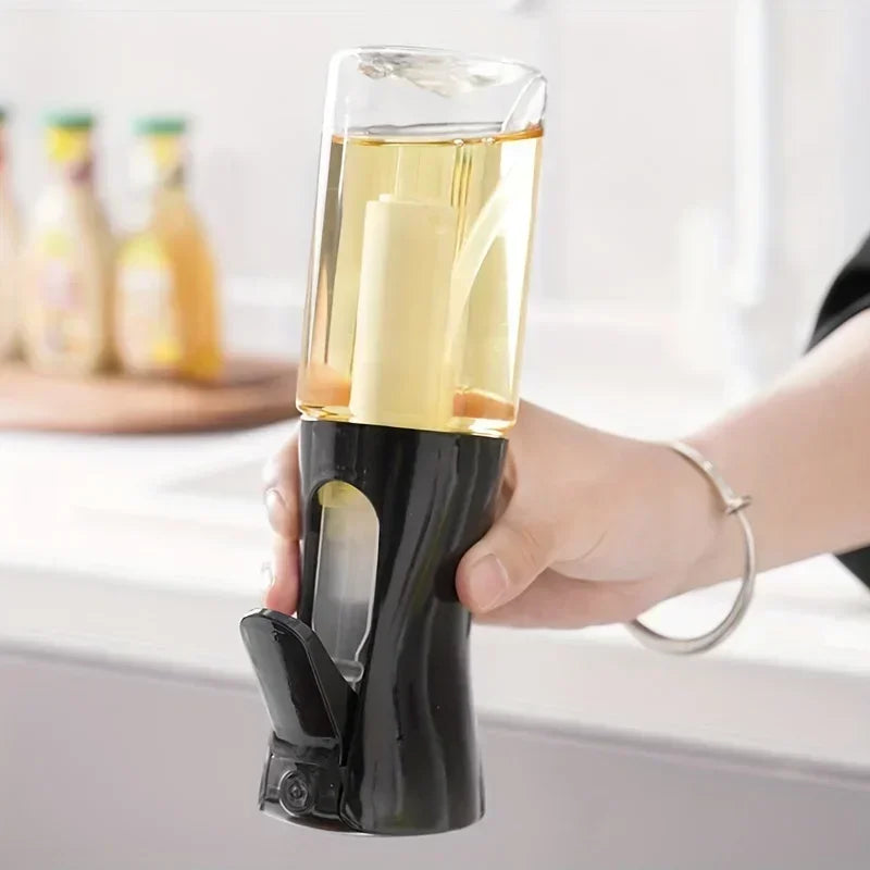 200/300/500ml Oil Spray Bottle – Olive Oil Vinegar Soy Sauce Sprayer Dispenser for Cooking, Baking & Camping