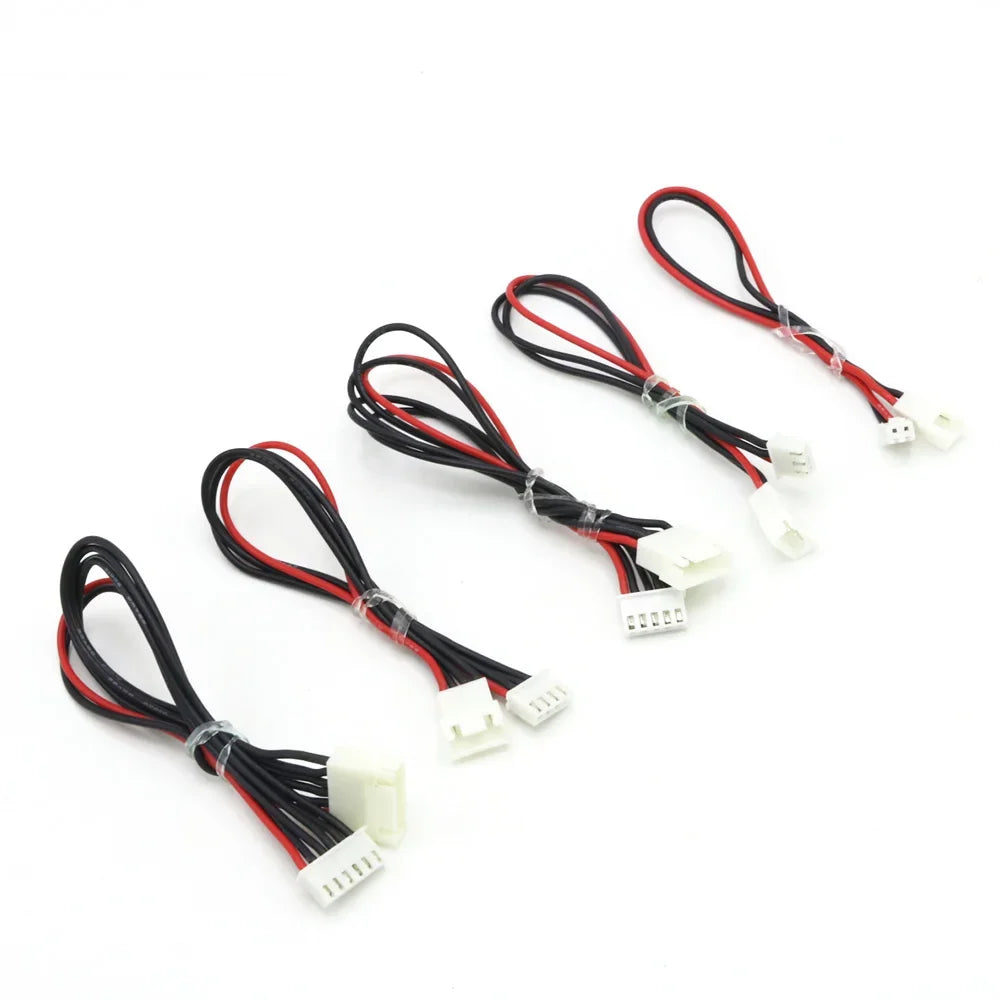 5pcs JST-XH Lipo Balance Wire Extension – 1S-6S 22AWG 20cm Charging Cable for RC Battery