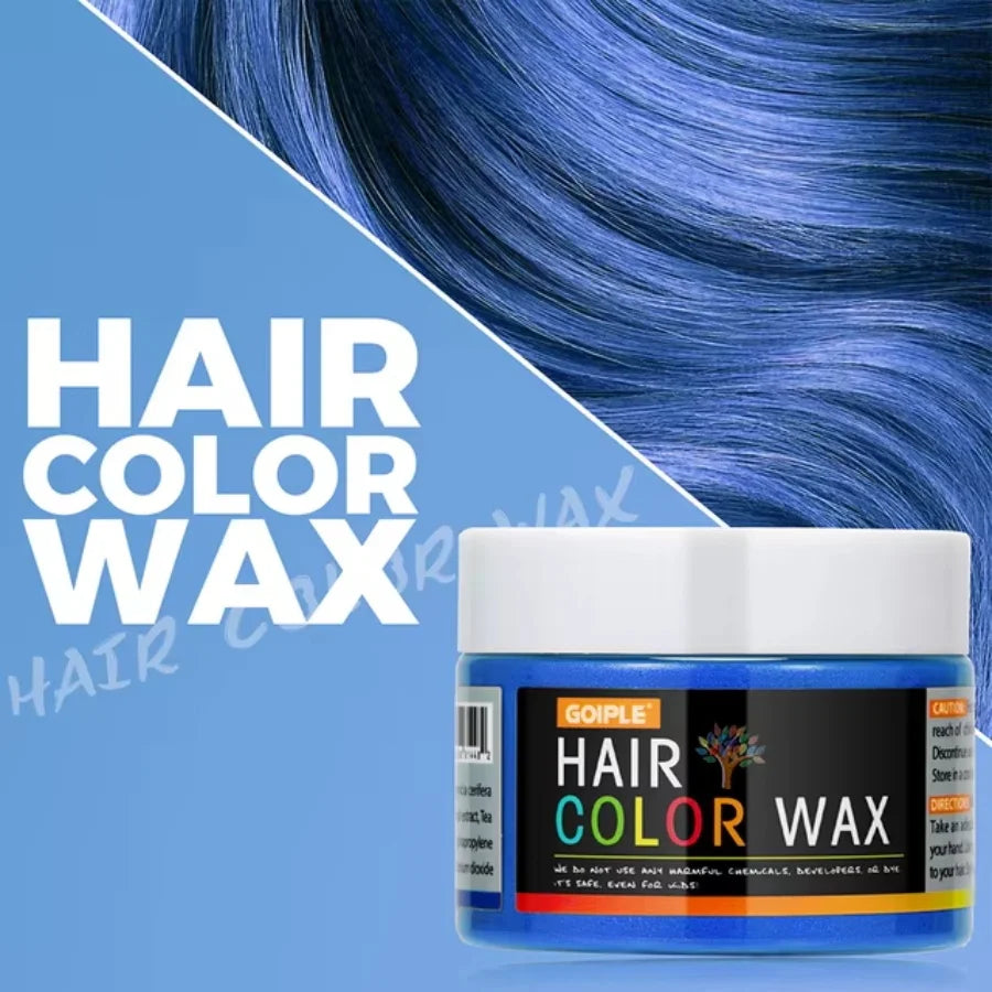 Halloween Hair Color Wax – Easy Wash DIY Temporary Hair, Eyebrow & Beard Dye Cream
