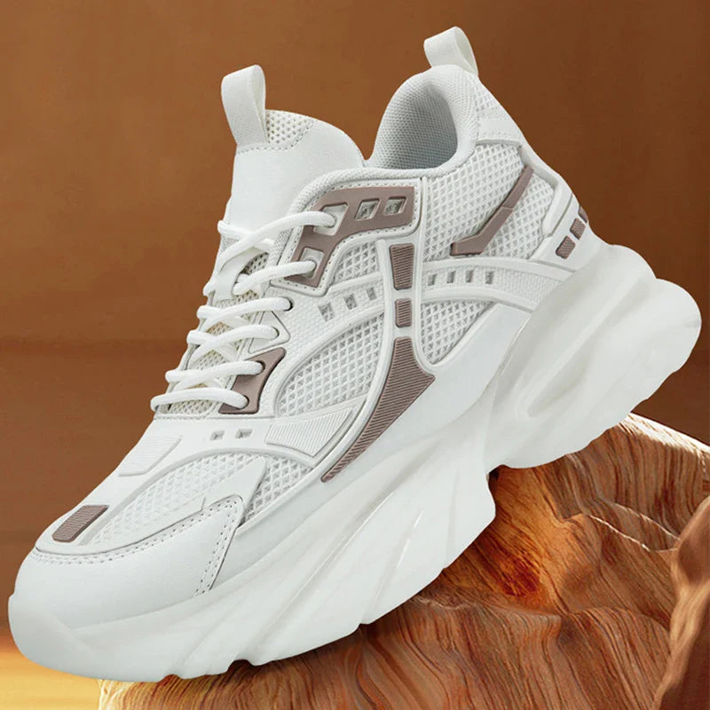 Men’s Mesh Elevator Sneakers – 8CM/10CM Invisible Height Increase Sports Casual Shoes