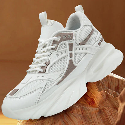 Men’s Mesh Elevator Sneakers – 8CM/10CM Invisible Height Increase Sports Casual Shoes