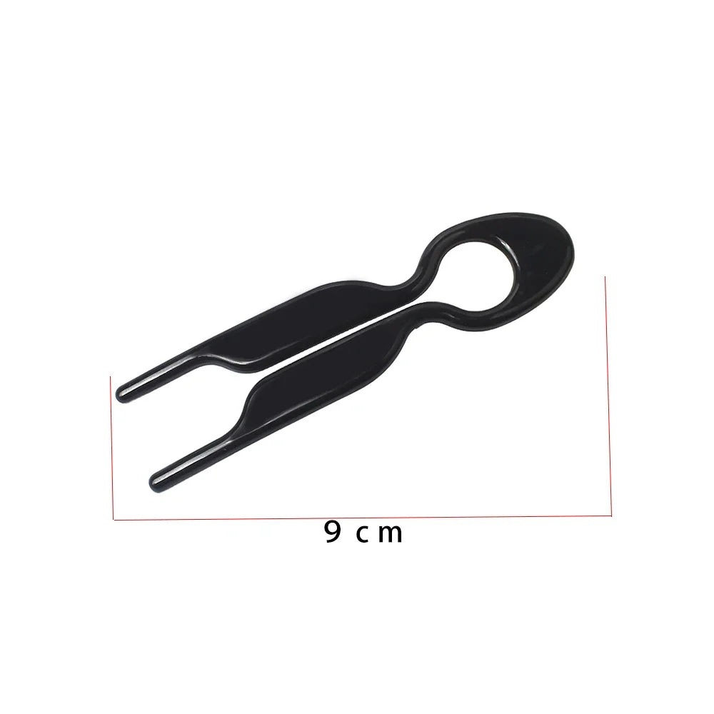 Retro Design U-Shaped Hair Sticks: New Barrettes Clip Hairpins for Women and Girls - Sweet Ponytail Meatball Head Hair Accessories