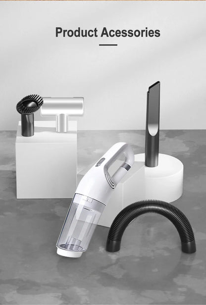 Handheld Rechargeable Vacuum Cleaner – Portable Wireless Dual-Purpose Car & Home Dust Catcher 10000PA