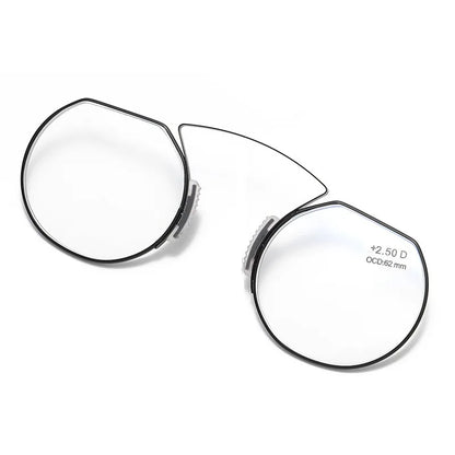 Clip-On Nose Reading Glasses – Anti-Blue Light Presbyopic Eyewear for Men & Women, 1.5 Magnification
