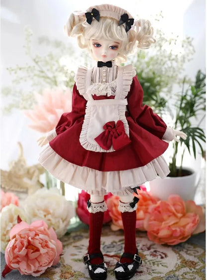 BJD Doll Girl Retro Palace Style Dress & Skirt – 1/6 1/4 1/3 Size Outfit Promotion