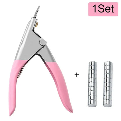 Mini Magnet for Acrylic Nails - Nail Cutter Tool for Manicure Tips, False Nails, and Length Cutting, Nail Clipper Supplies