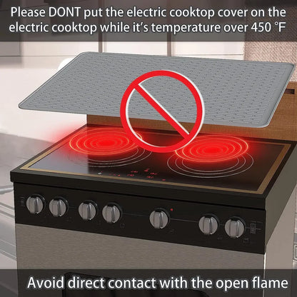 Large Silicone Stove Mat | Multifunctional Induction Stove Top Cover & Kitchen Drain Protector
